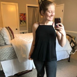 Black Old Navy Swing Tank